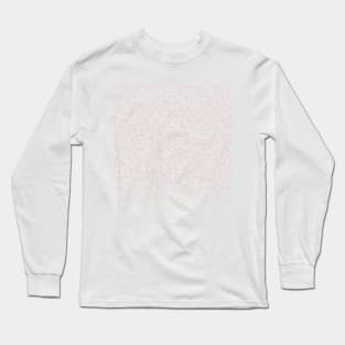 Abstract Collide Coral Long Sleeve T-Shirt